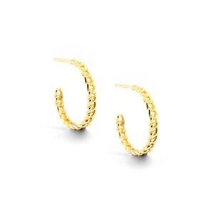 NWT Vivian Chain Hoops // 14kt Gold Vermeil
